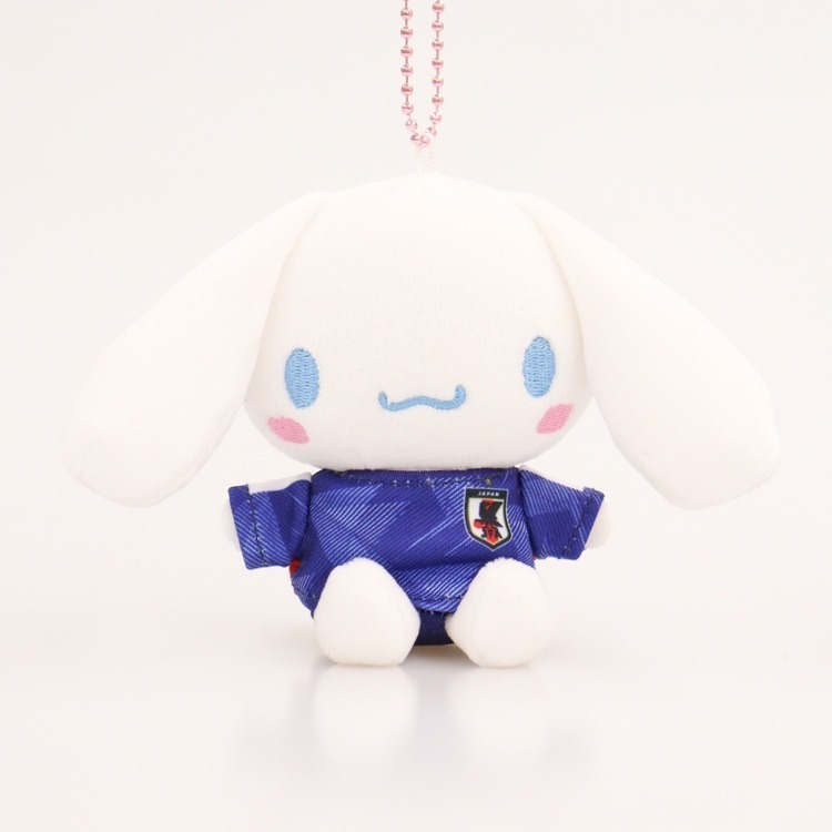 🇯🇵日本國家女子足球隊 × Sanrio 三麗鷗聯名球衣玩偶 吊飾娃娃 大耳狗 布丁狗 美樂蒂 酷洛米 日本女足-規格圖11