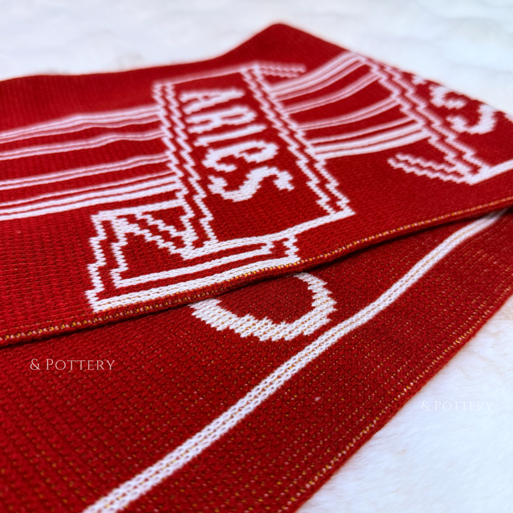 🔥現 Arsenal x Aries 兵工廠聯名圍巾｜兵工廠足球俱樂部 槍手 阿森納 英超 足球-細節圖9