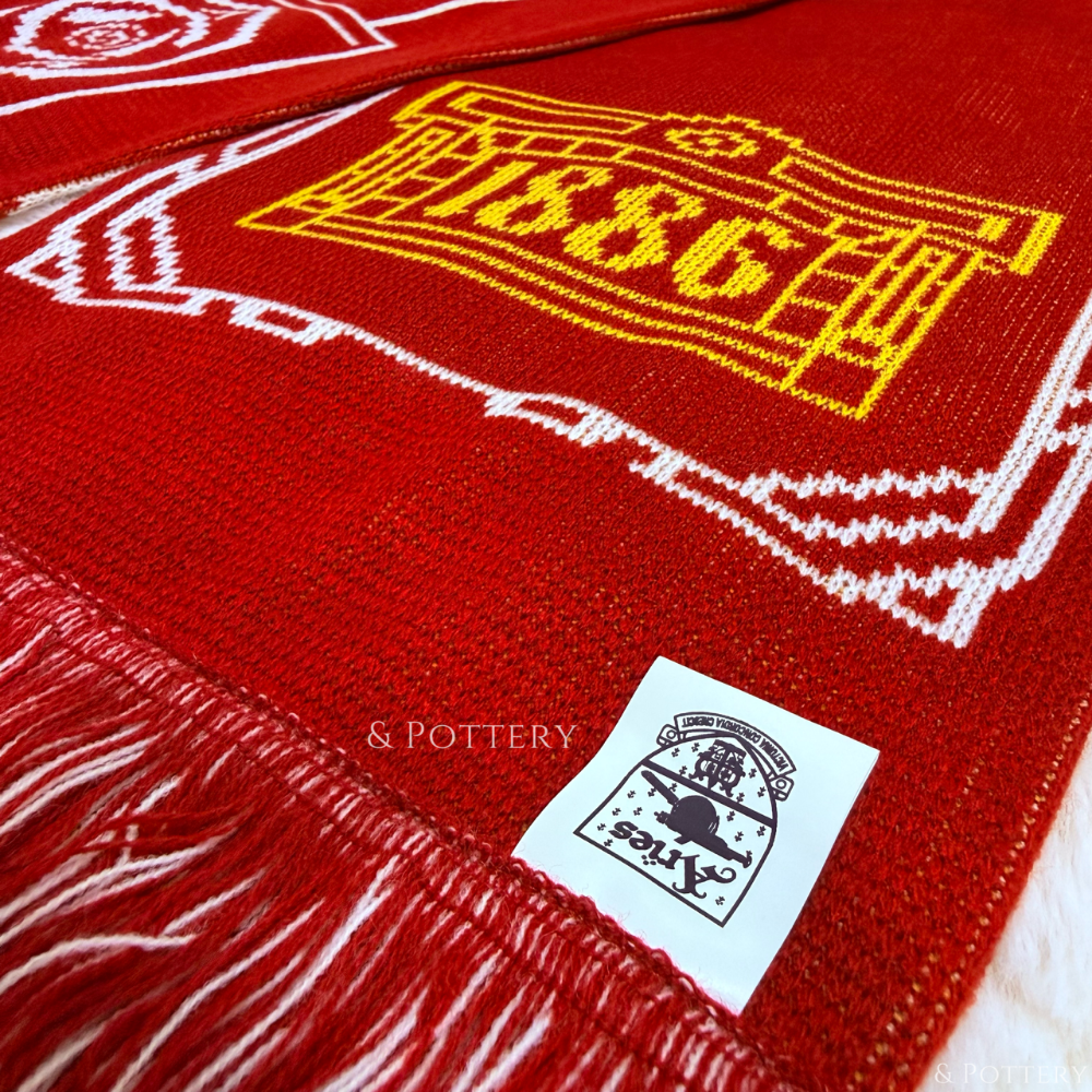🔥現貨 Arsenal x Aries 兵工廠聯名圍巾｜兵工廠足球俱樂部 槍手 阿森納 英超 足球-細節圖8