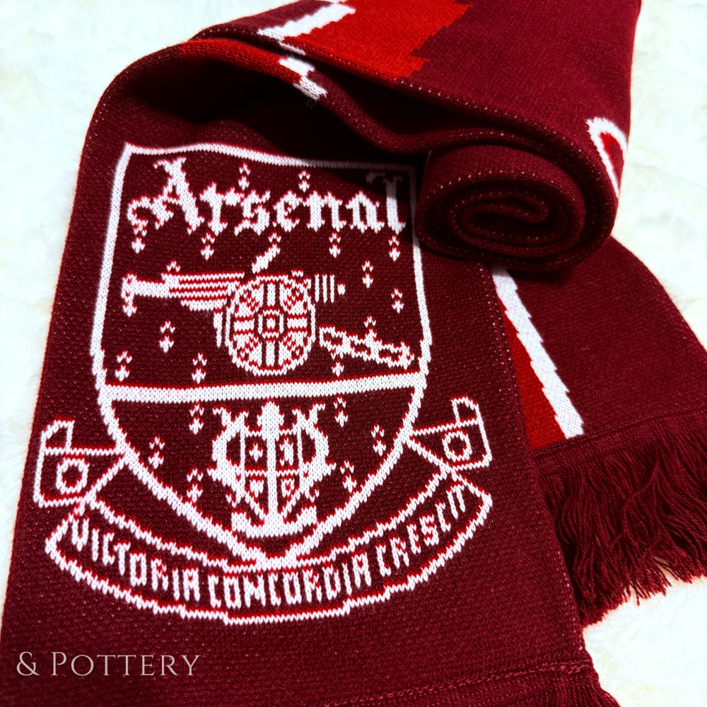 🇬🇧英國 兵工廠復古隊徽閃電圍巾 Arsenal Bolt Scarf｜兵工廠足球俱樂部 槍手 阿森納 英超 足球-細節圖11