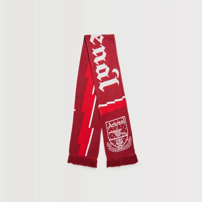 🇬🇧英國 兵工廠復古隊徽閃電圍巾 Arsenal Bolt Scarf｜兵工廠足球俱樂部 槍手 阿森納 英超 足球-規格圖11