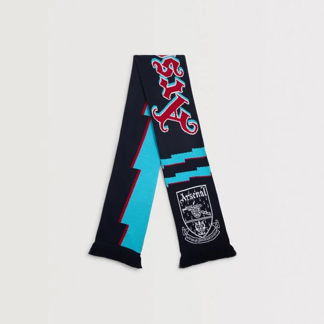🇬🇧英國 兵工廠復古隊徽閃電圍巾 Arsenal Bolt Scarf｜兵工廠足球俱樂部 槍手 阿森納 英超 足球-規格圖11