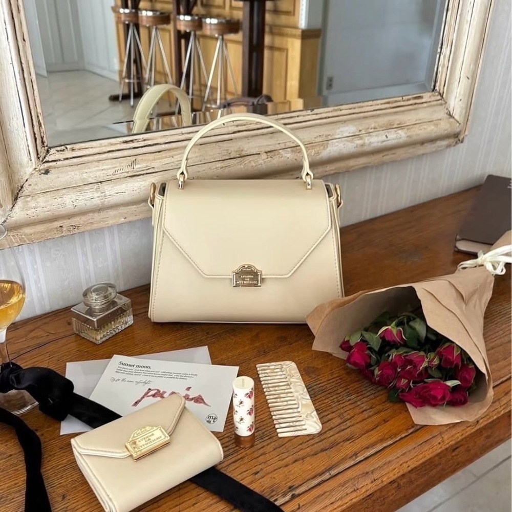 🇯🇵日本 my twilight 浪漫巴黎金屬扣式三折皮革短夾 皮夾 錢包 小眾品牌♡不撞款~-細節圖4