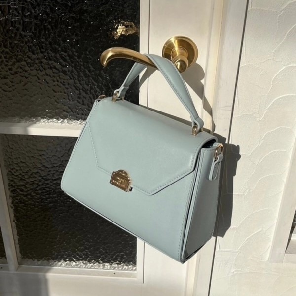 🇯🇵日本 my twilight 浪漫巴黎金屬扣式梯形肩背包｜手提/側背/斜背包 小眾品牌♡不撞款~-規格圖9