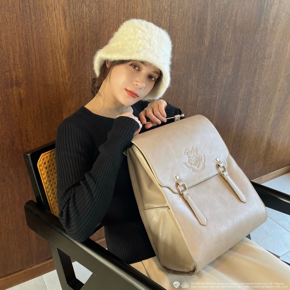 Harry Potter × my twilight 霍格華茲校徽劍橋後背包 劍橋包 哈利波特聯名周邊-細節圖5