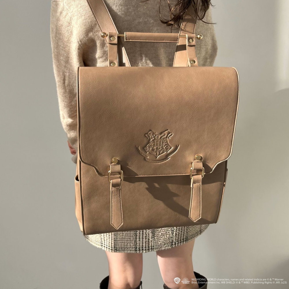 Harry Potter × my twilight 霍格華茲校徽劍橋後背包 劍橋包 哈利波特聯名周邊-細節圖2