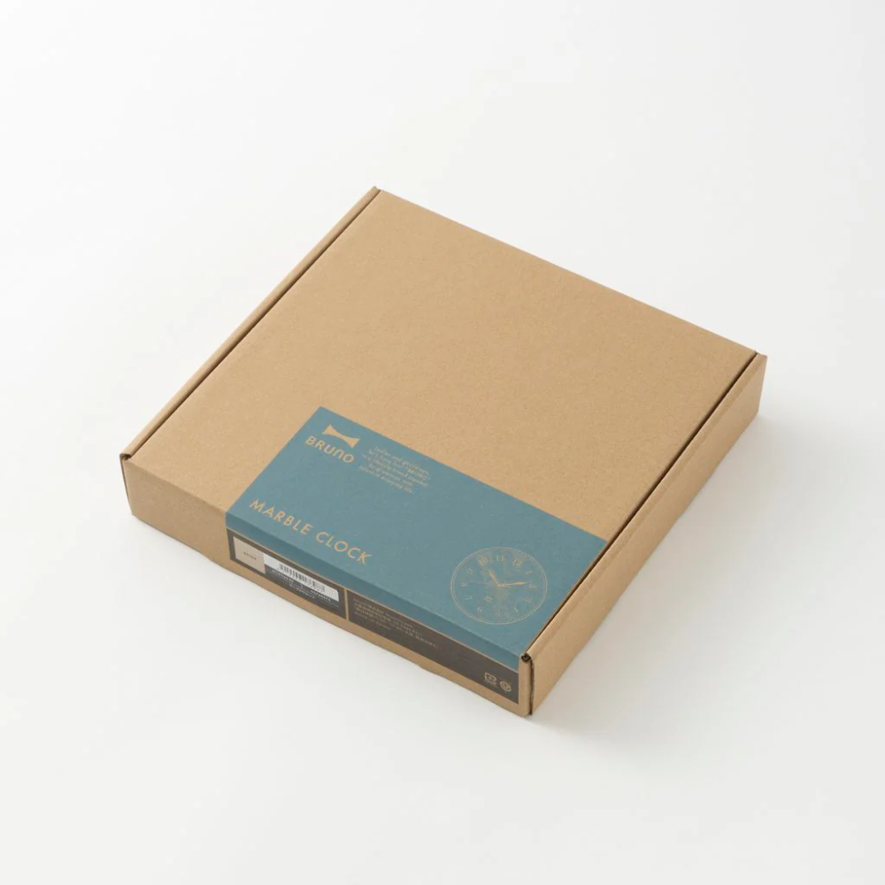 🇯🇵日本 BRUNO 大理石紋數字掛鐘 BCW046 靜音時鐘 指針式時鐘-細節圖8