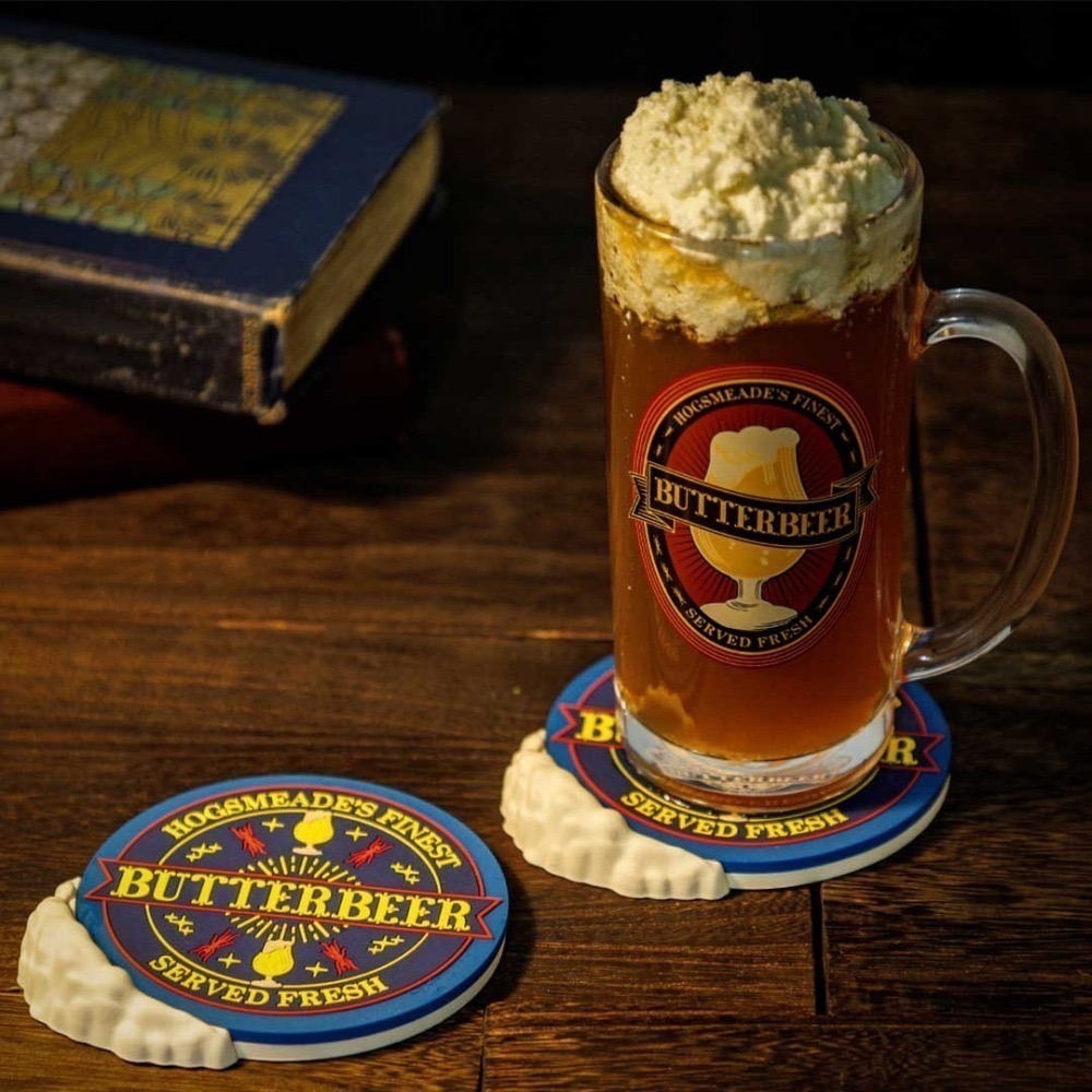 🔥現貨🇯🇵日本 Mahou Dokoro 奶油啤酒杯墊 Butterbeer 哈利波特 Harry Potter-細節圖5