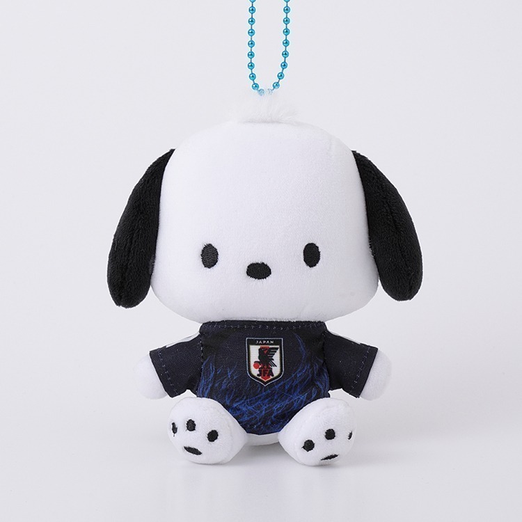 🇯🇵日本國家足球隊 × Sanrio 三麗鷗聯名球衣玩偶 吊飾娃 凱蒂貓 大耳狗 布丁狗 美樂蒂 酷洛米 漢頓 企鵝-規格圖6