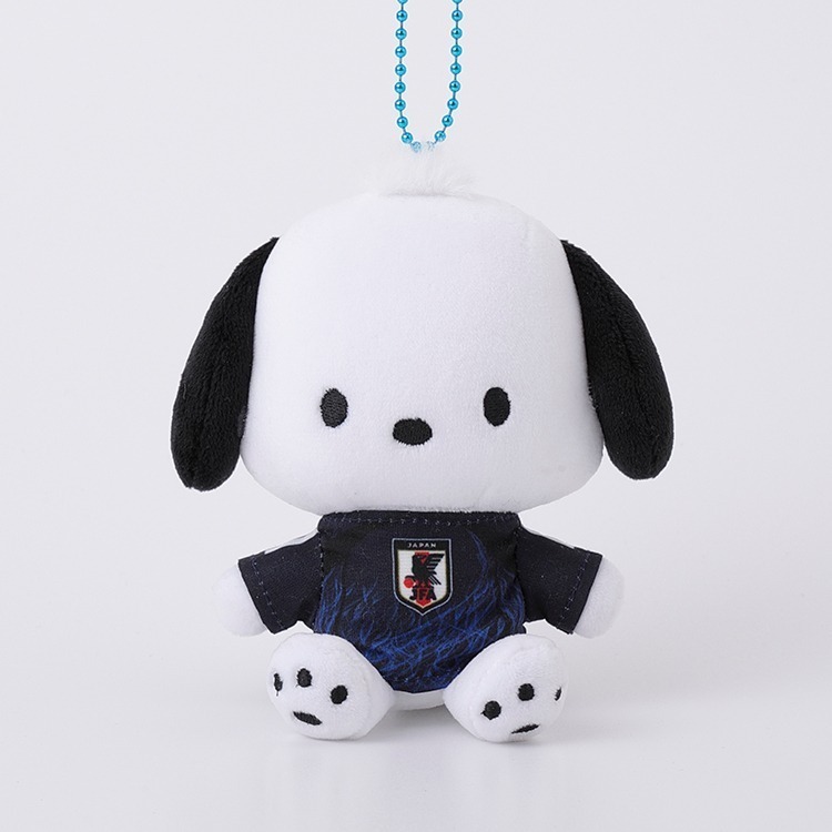 🇯🇵日本國家足球隊 × Sanrio 三麗鷗聯名球衣玩偶 吊飾娃 凱蒂貓 大耳狗 布丁狗 美樂蒂 酷洛米 漢頓 企鵝-規格圖6