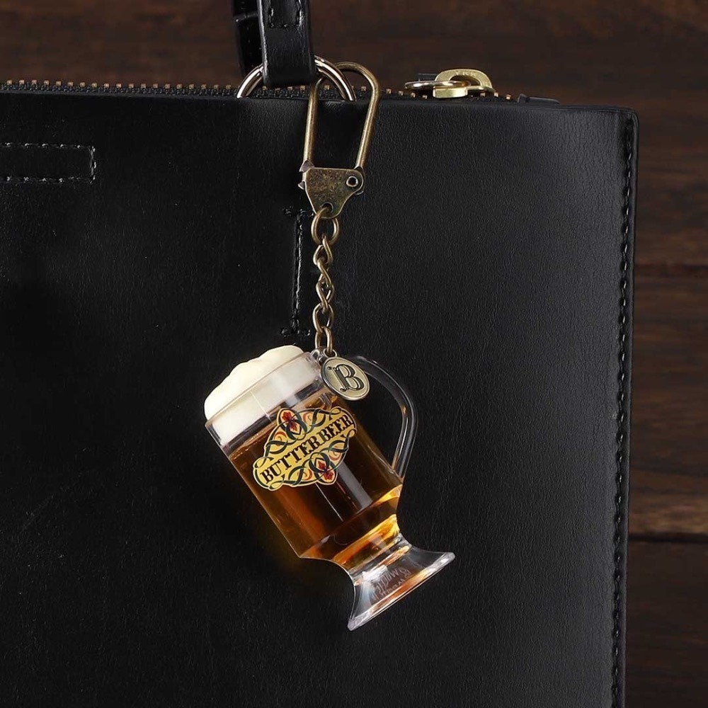 🇯🇵日本 Mahou Dokoro 奶油啤酒吊飾 鑰匙圈 哈利波特 Harry Potter-細節圖2