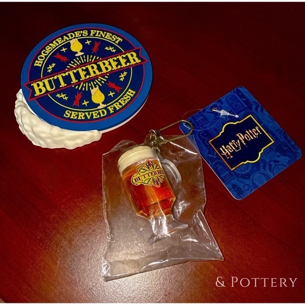 🇯🇵日本 Mahou Dokoro 奶油啤酒吊飾 鑰匙圈 哈利波特 Harry Potter-細節圖3