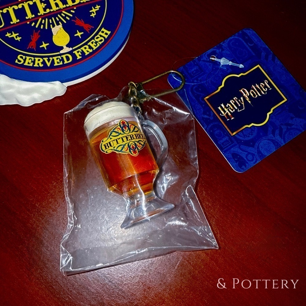 🇯🇵日本 Mahou Dokoro 奶油啤酒吊飾 鑰匙圈 哈利波特 Harry Potter-細節圖4