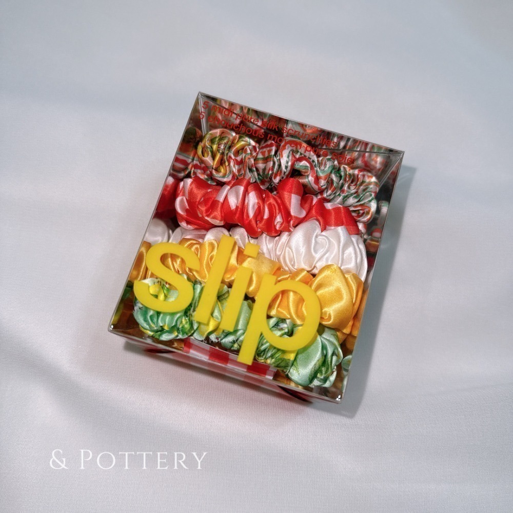 🔥現貨+預購 🇦🇺澳洲 slip 真絲髮圈【盒裝】中/大 款式齊全✨不傷髮 大腸髮圈 絲綢貴婦髮圈-細節圖6