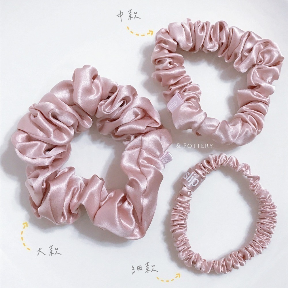 🔥現貨+預購 🇦🇺澳洲 slip 真絲髮圈【盒裝】中/大 款式齊全✨不傷髮 大腸髮圈 絲綢貴婦髮圈-細節圖3