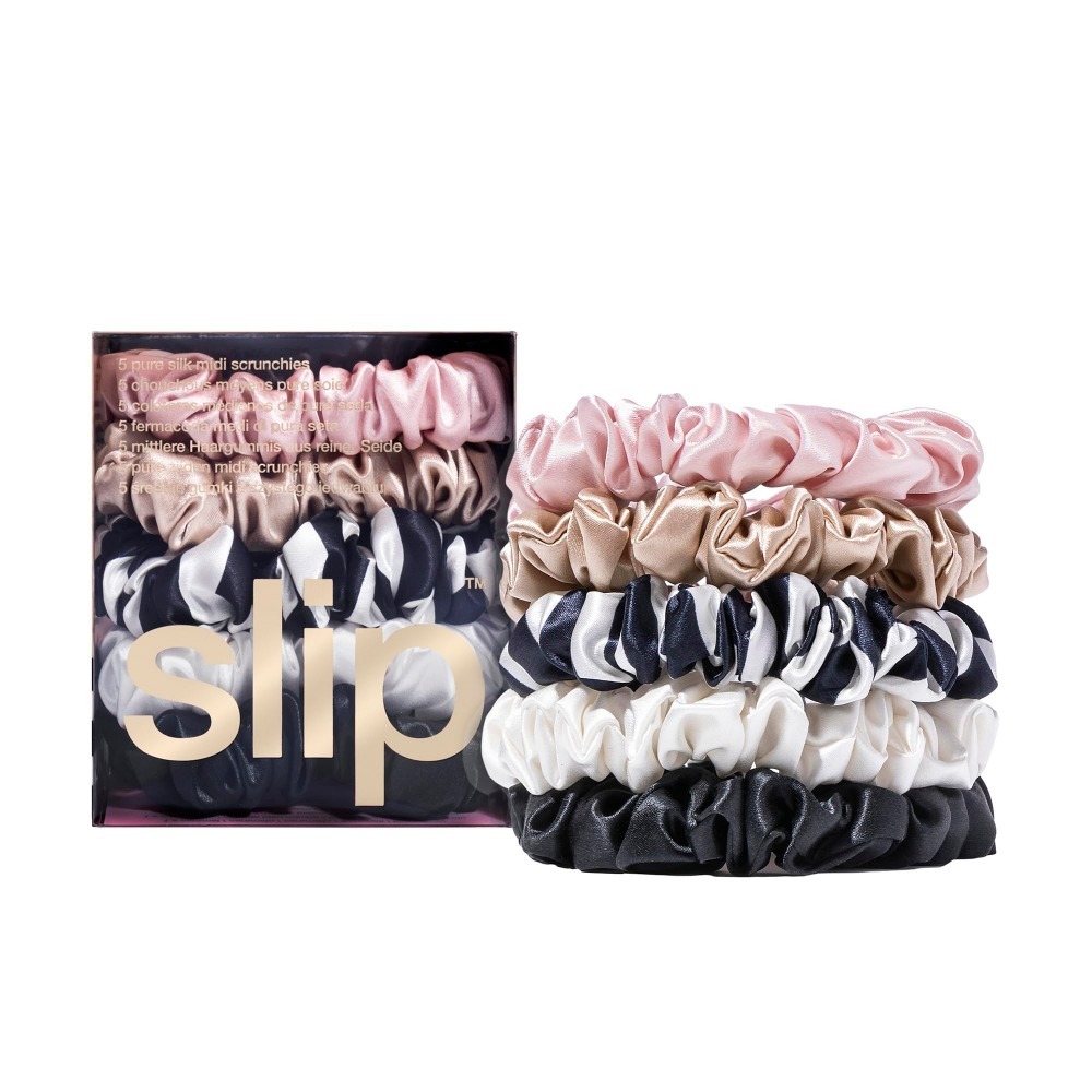 🔥現貨+預購 🇦🇺澳洲 slip 真絲髮圈【盒裝】中/大 款式齊全✨不傷髮 大腸髮圈 絲綢貴婦髮圈-規格圖8