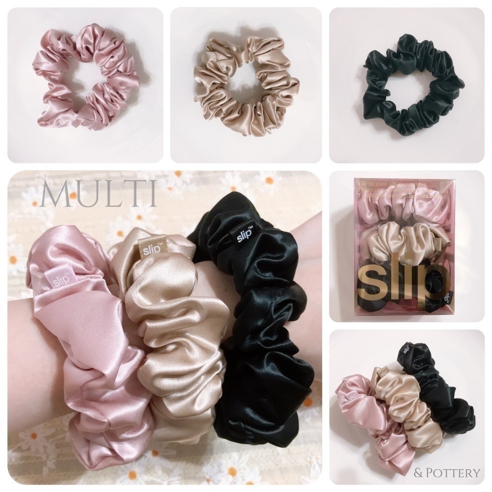 🔥現貨+預購 🇦🇺澳洲 slip 真絲髮圈【盒裝】中/大 款式齊全✨不傷髮 大腸髮圈 絲綢貴婦髮圈-規格圖8
