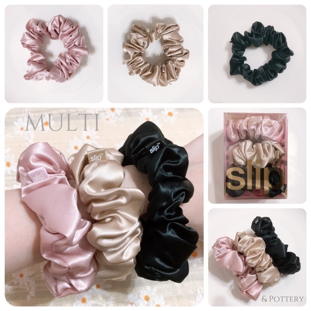 🔥現貨+預購 🇦🇺澳洲 slip 真絲髮圈【盒裝】中/大 款式齊全✨不傷髮 大腸髮圈 絲綢貴婦髮圈-規格圖8
