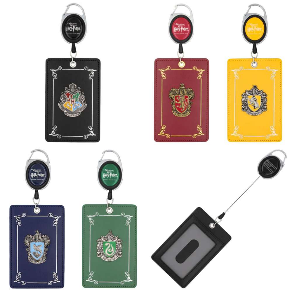 🇯🇵日本 USJ大阪環球影城 學院徽章伸縮票卡夾/證件夾 識別證卡套 Harry Potter 哈利波特 霍格華茲-細節圖2