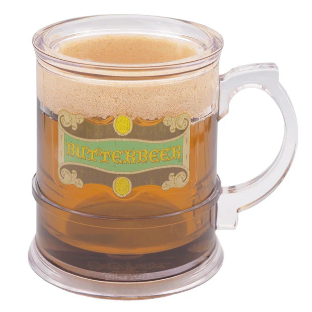 🇯🇵日本 USJ大阪環球影城 奶油啤酒泡泡流動馬克杯 320mL 哈利波特 Harry Potter-細節圖3