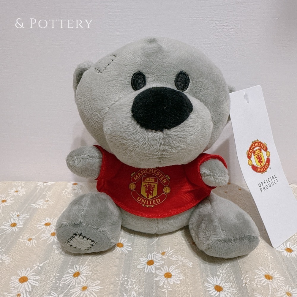 Manchester United 曼聯球衣灰色小熊玩偶 Timmy Bear 絨毛娃娃 英超 曼徹斯特聯足球俱樂部-細節圖5