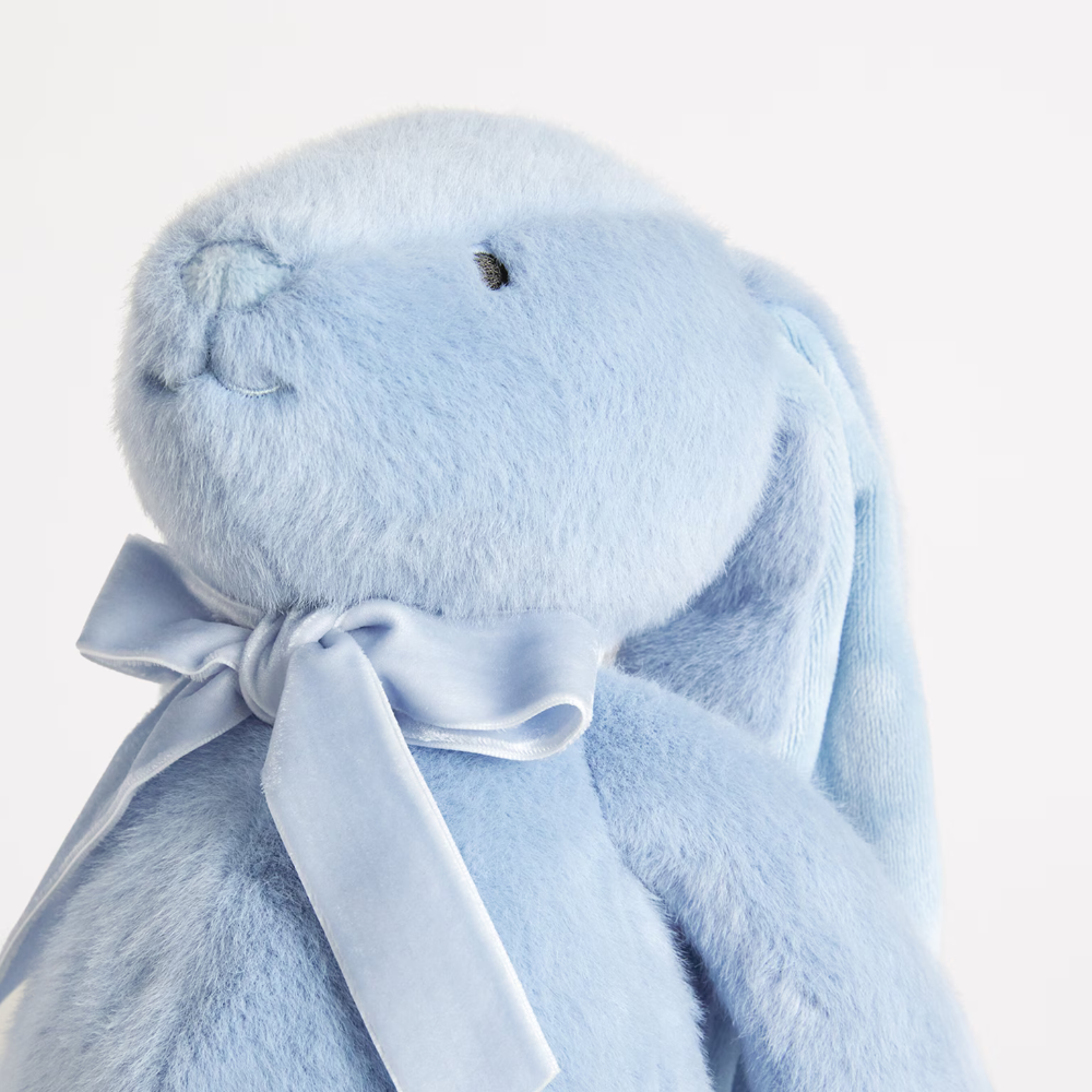 🇬🇧英國 Harrods 哈洛德聖誕長耳兔玩偶 粉、藍 My First Christmas Bunny 兔子 絨毛-細節圖4