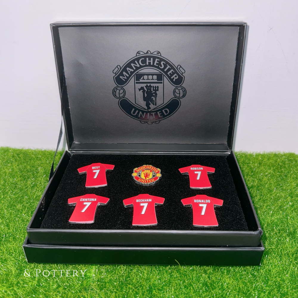 Manchester United 曼聯7號傳奇徽章收藏禮盒 英超 曼徹斯特聯足球俱樂部-細節圖6