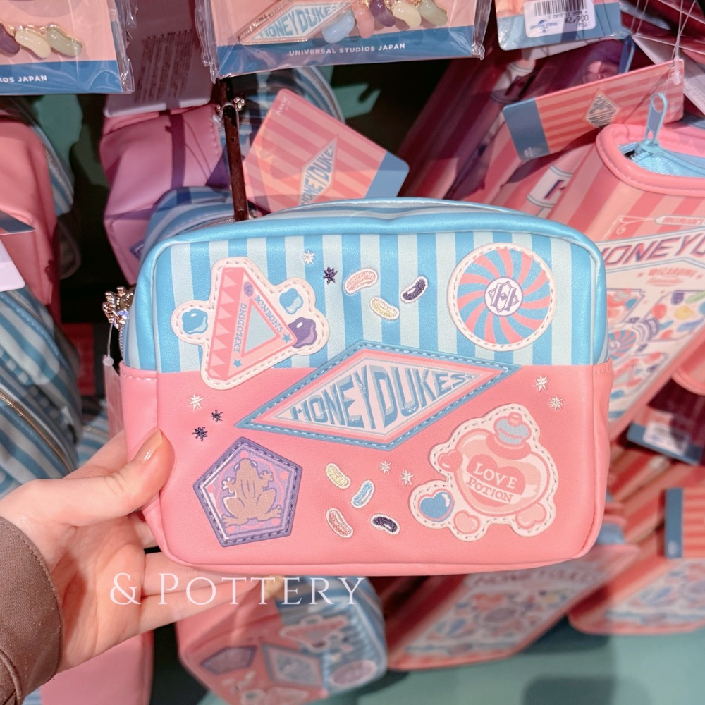 🇯🇵日本 USJ大阪環球影城 哈利波特蜂蜜公爵萬用包 化妝包/收納袋 Harry Potter-細節圖3