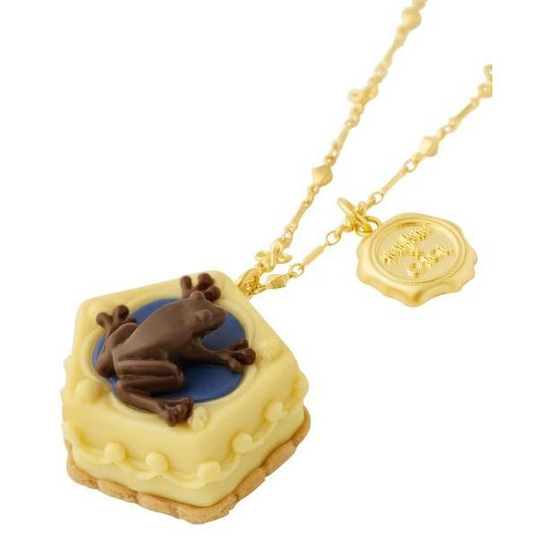 Harry Potter × Q-pot. 巧克力蛙蛋糕造型項鍊、吊飾 哈利波特聯名周邊-細節圖2
