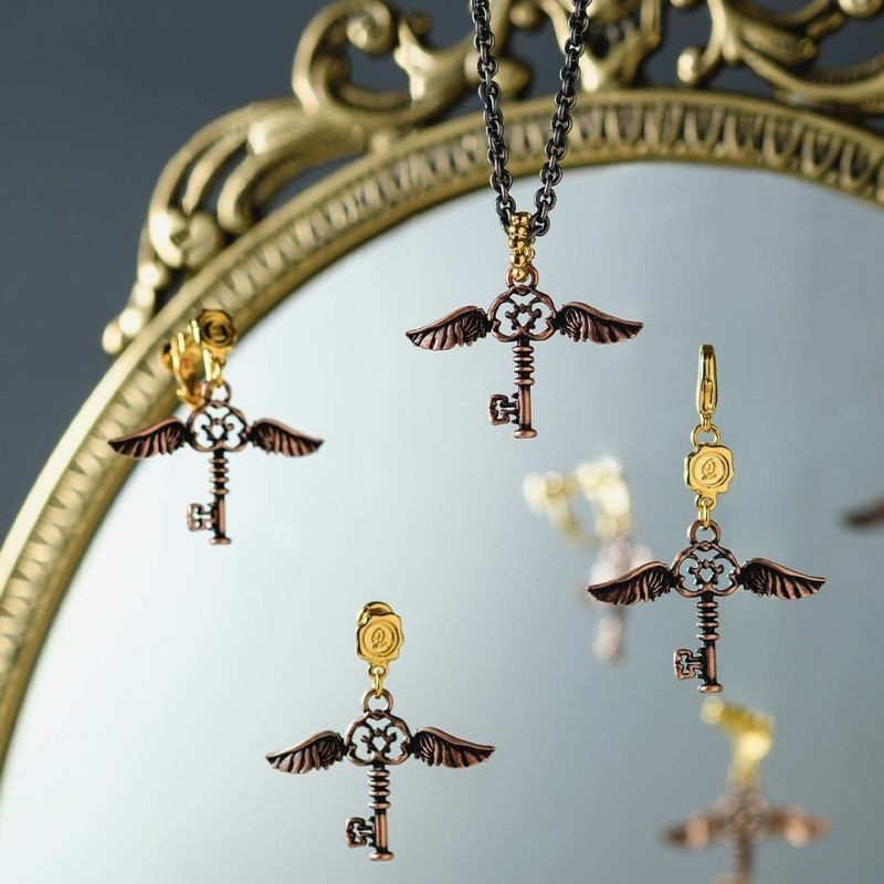 Harry Potter × Q-pot. 巧克力飛行鑰匙項鍊、吊飾 哈利波特聯名周邊-細節圖3