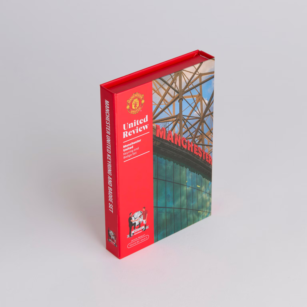 Manchester United 曼聯隊徽鑰匙圈+徽章禮盒組 英超 曼徹斯特聯足球俱樂部-細節圖4