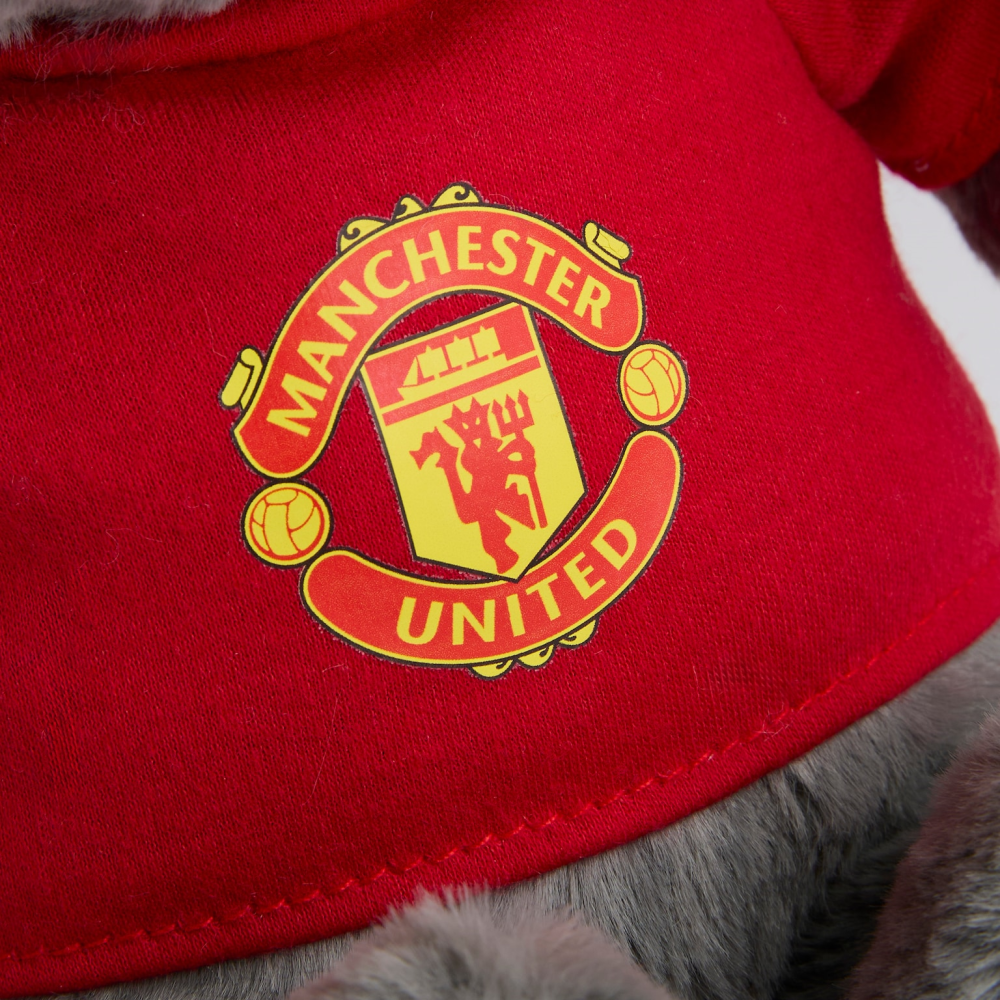 Manchester United 曼聯隊徽長耳兔玩偶 垂耳兔 兔子 絨毛娃娃 英超 曼徹斯特聯足球俱樂部-細節圖7