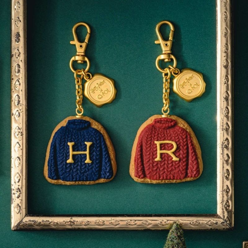 Harry Potter × Q-pot. 衛斯理毛衣糖霜餅乾造型項鍊、吊飾 哈利 榮恩 哈利波特聯名周邊-細節圖8