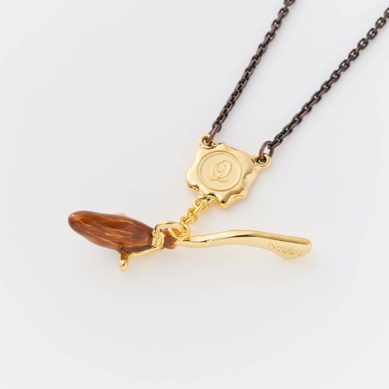 Harry Potter × Q-pot. 光輪2000飛天掃帚項鍊、吊飾 哈利波特聯名周邊-細節圖2