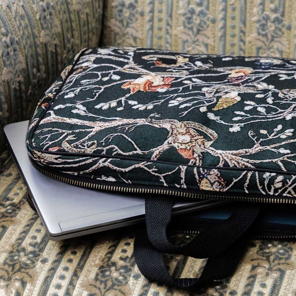 🇯🇵日本 Mahou Dokoro 限定 哈利波特 布萊克家族樹掛毯筆電收納包 手提包 筆電包 電腦包-細節圖2