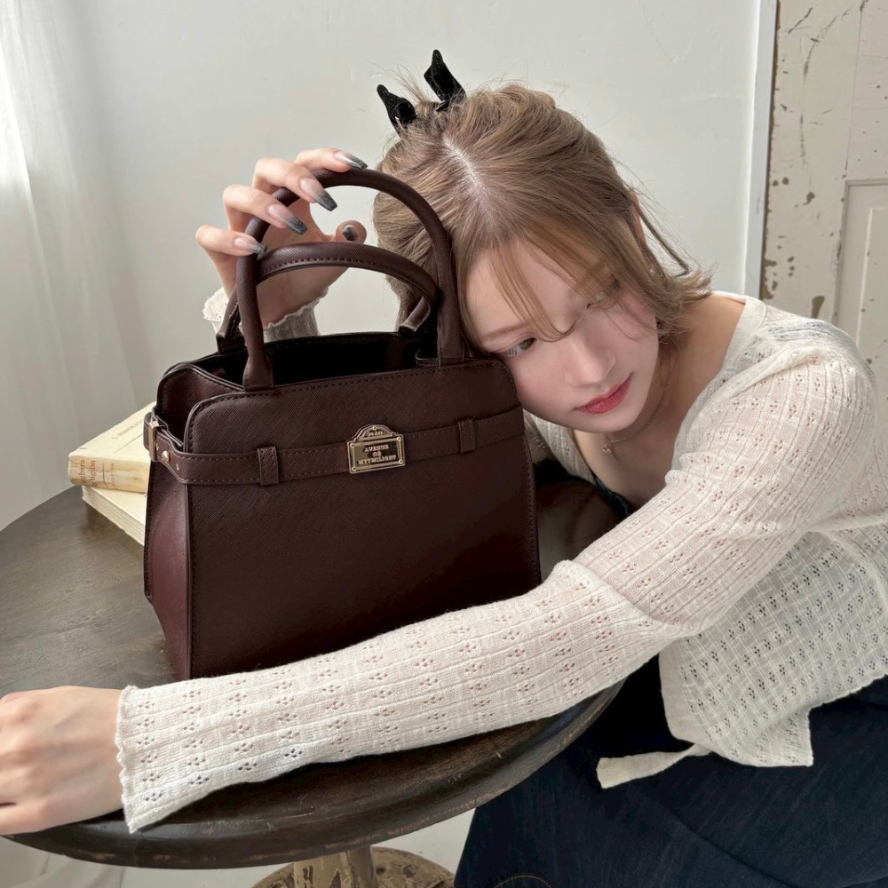 🇯🇵日本 my twilight 浪漫巴黎金屬腰帶肩背包｜手提/側背/斜背包 小眾品牌♡不撞款~-細節圖3