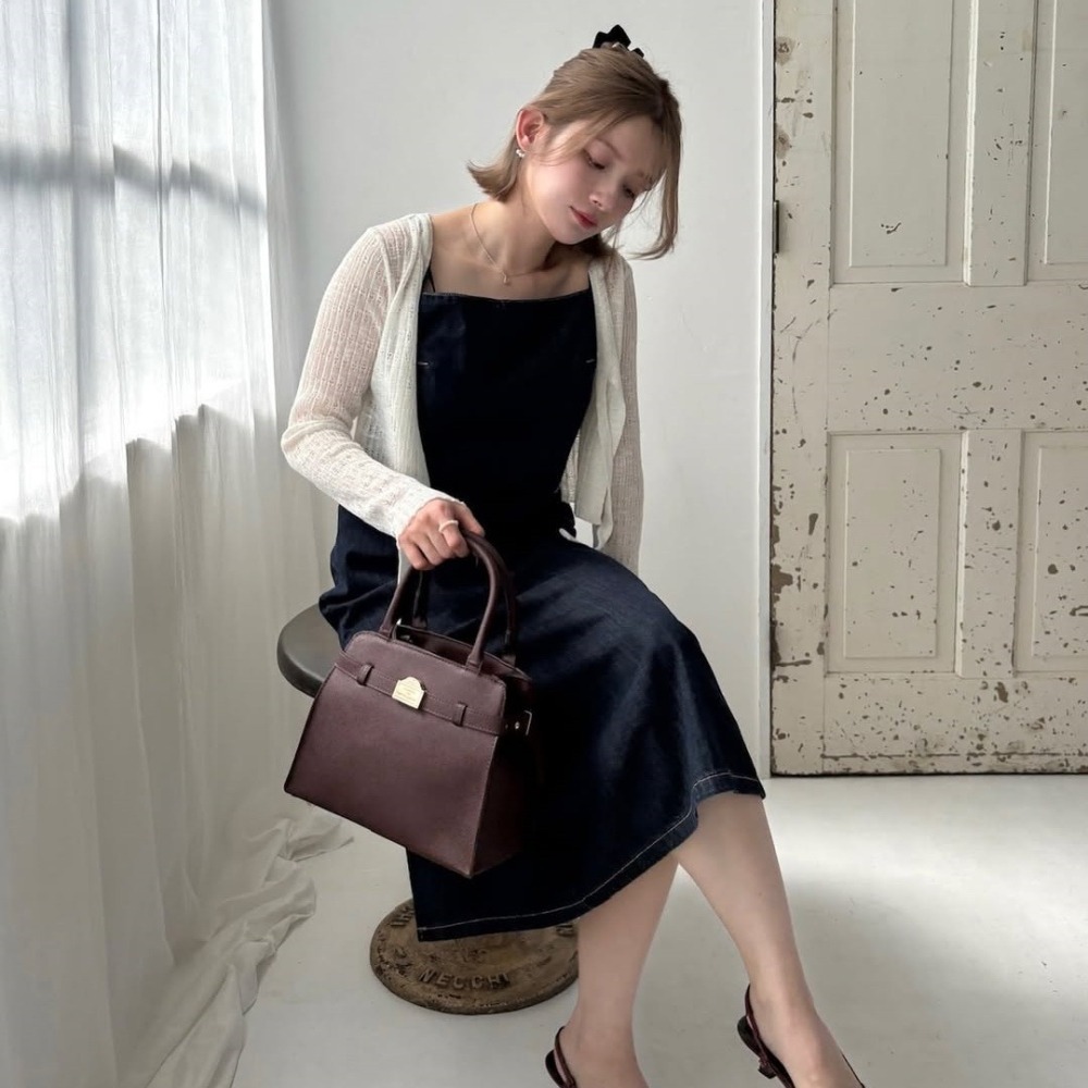 🇯🇵日本 my twilight 浪漫巴黎金屬腰帶肩背包｜手提/側背/斜背包 小眾品牌♡不撞款~-細節圖9