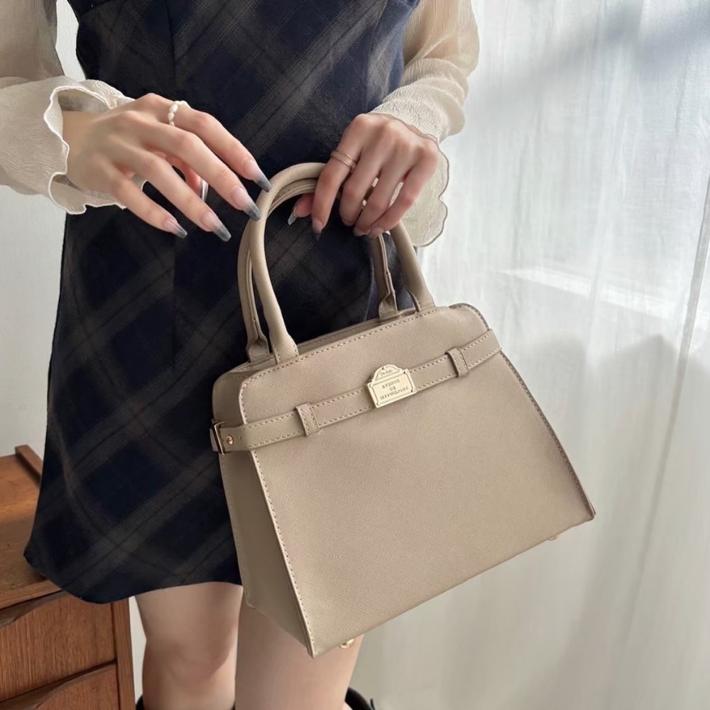 🇯🇵日本 my twilight 浪漫巴黎金屬腰帶肩背包｜手提/側背/斜背包 小眾品牌♡不撞款~-規格圖11