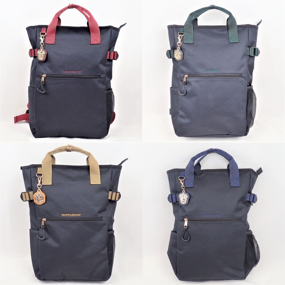 Harry Potter × Flapper 學院徽章金屬掛飾手提後背包 通勤包 書包 哈利波特聯名周邊 霍格華茲-細節圖3
