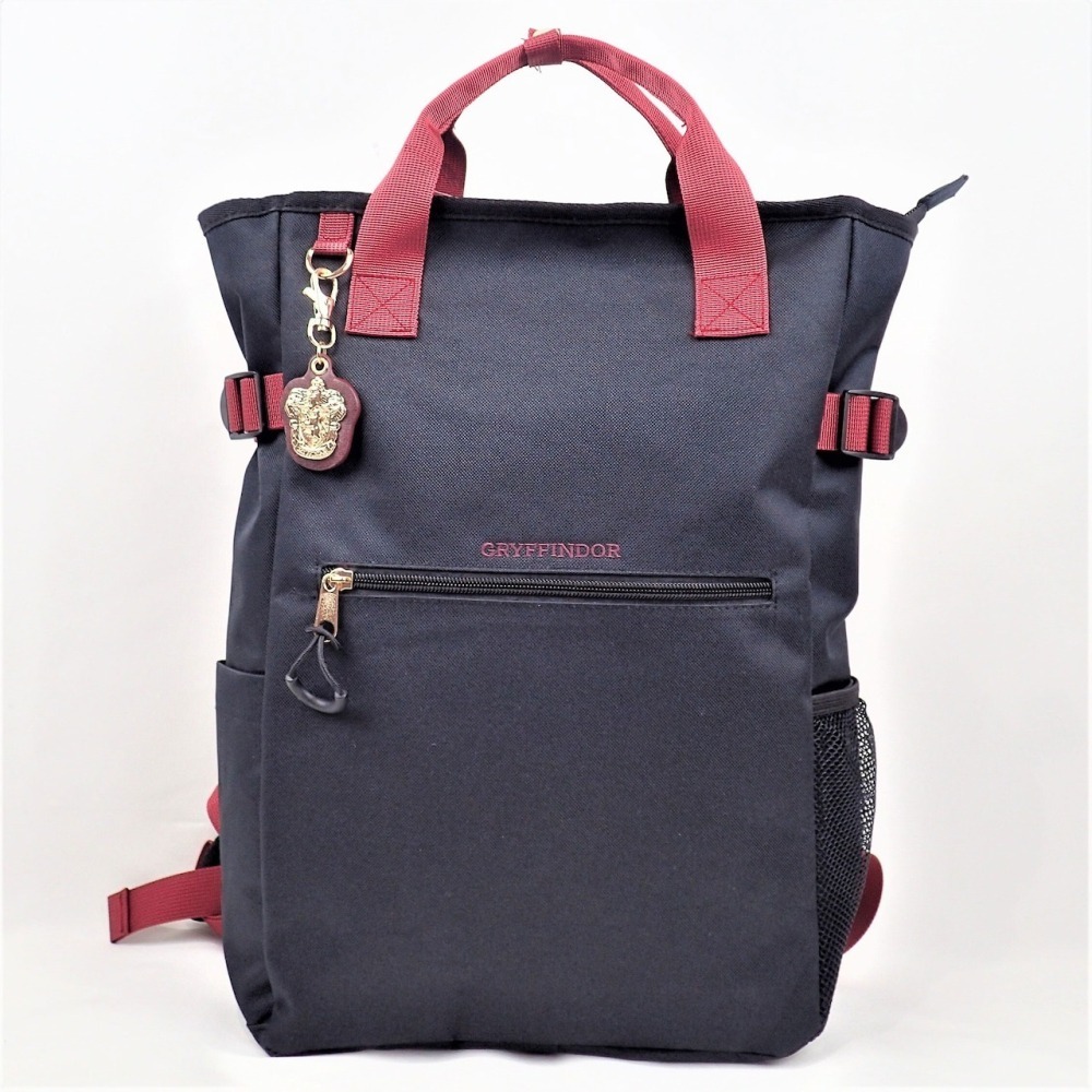 Harry Potter × Flapper 學院徽章金屬掛飾手提後背包 通勤包 書包 哈利波特聯名周邊 霍格華茲-細節圖4
