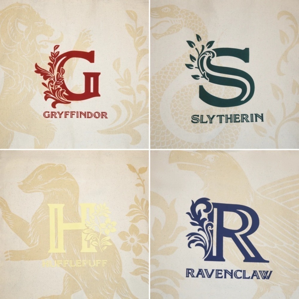 ⚡哈利波特影城 學院字首標誌棉質托特包｜手提/單肩包 Harry Potter 哈利波特周邊 霍格華茲-細節圖6