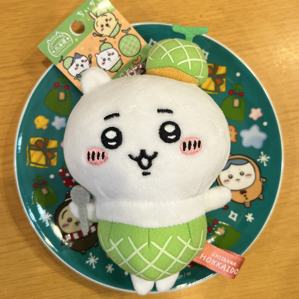 🇯🇵日本 吉伊卡哇 北海道限定吊飾娃娃🍈哈密瓜 吉伊 小八 兔兔/烏薩奇 ちいかわ 地區限定娃 玩偶-細節圖5