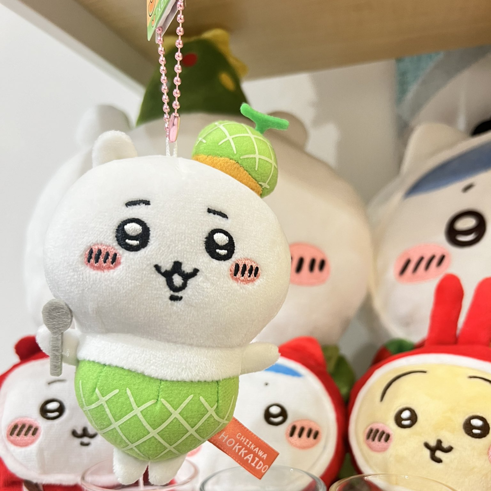 🇯🇵日本 吉伊卡哇 北海道限定吊飾娃娃🍈哈密瓜 吉伊 小八 兔兔/烏薩奇 ちいかわ 地區限定娃 玩偶-細節圖2