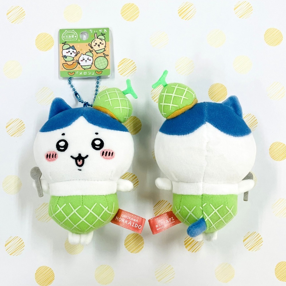 🇯🇵日本 吉伊卡哇 北海道限定吊飾娃娃🍈哈密瓜 吉伊 小八 兔兔/烏薩奇 ちいかわ 地區限定娃 玩偶-規格圖7