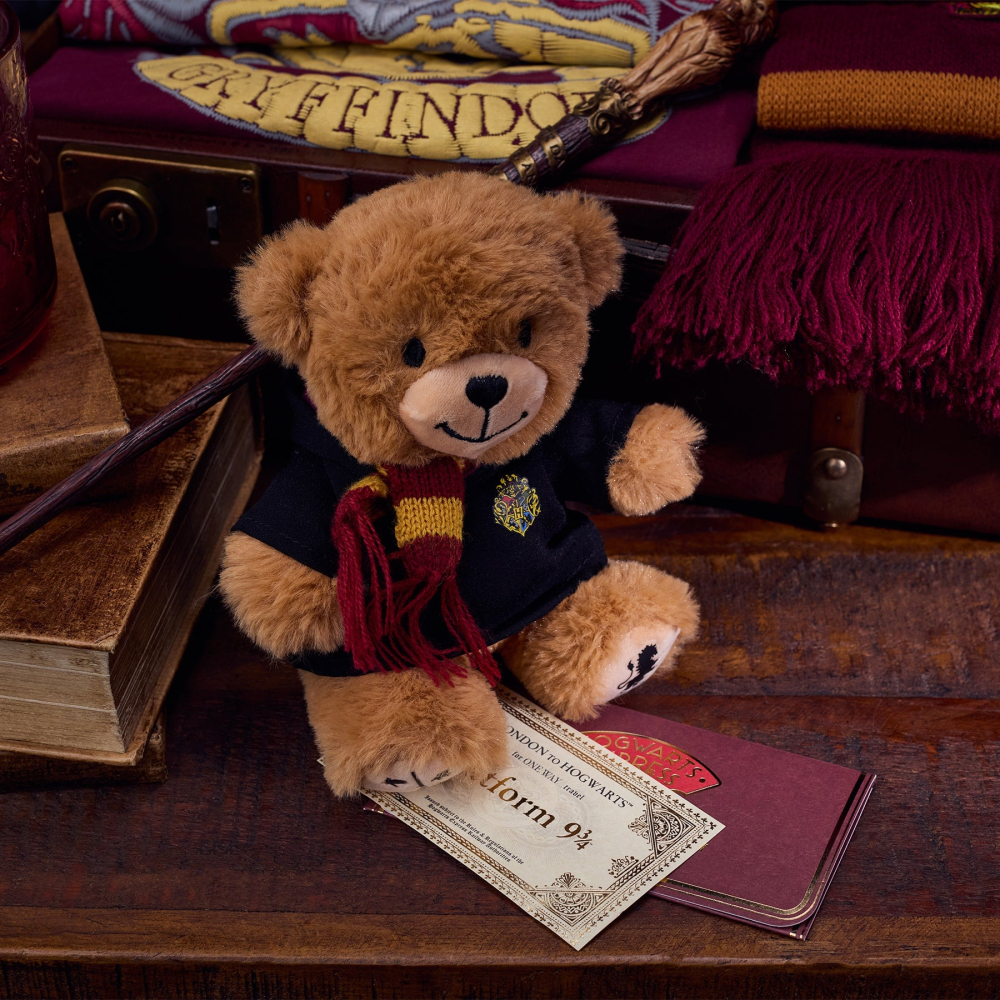 🇬🇧倫敦影城 哈利波特學院袍泰迪熊玩偶 Harry Potter 葛來分多 史萊哲林 雷文克勞 赫夫帕夫 填充娃娃-細節圖2