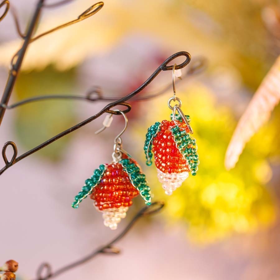 🇯🇵日本 Mahou Dokoro 露娜馭心梅串珠針式耳環+謬論家首飾盒 哈利波特 Harry Potter-細節圖3