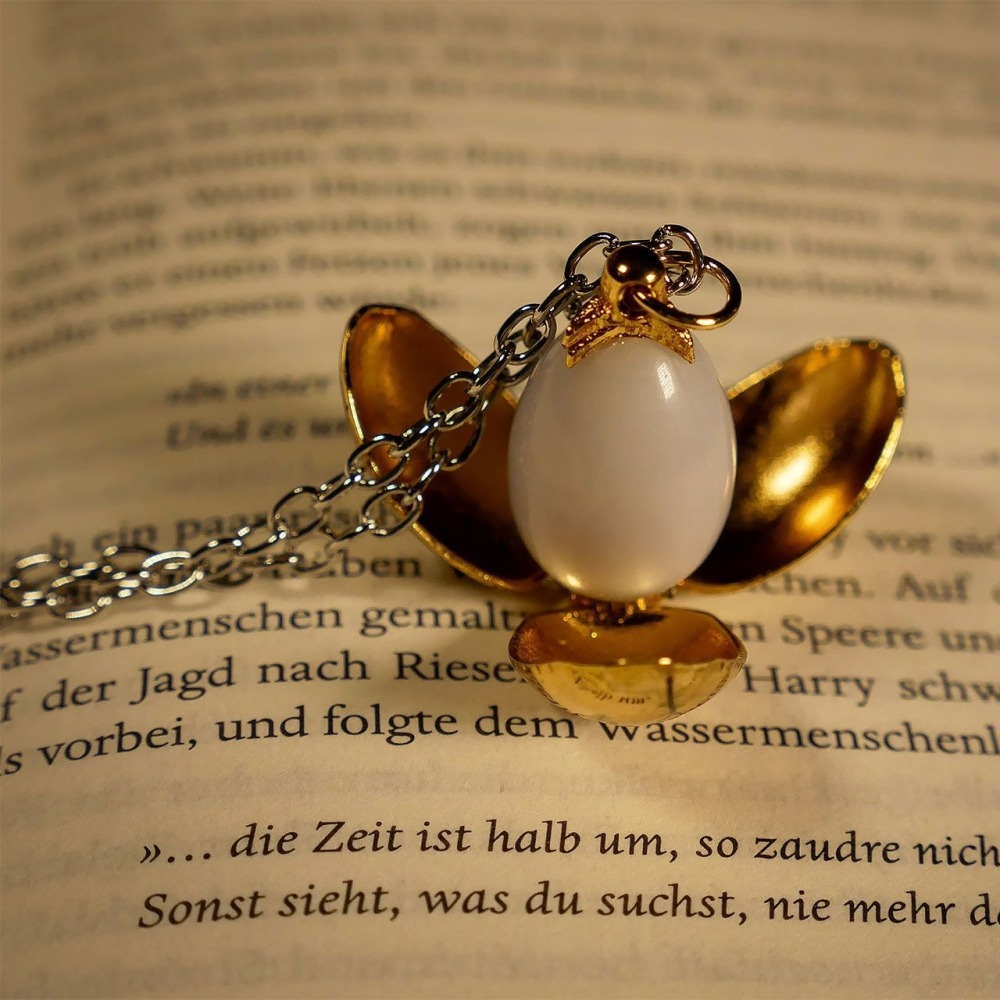 Harry Potter × Noble Collection 三巫鬥法大賽金蛋吊墜項鍊 哈利波特周邊-細節圖2