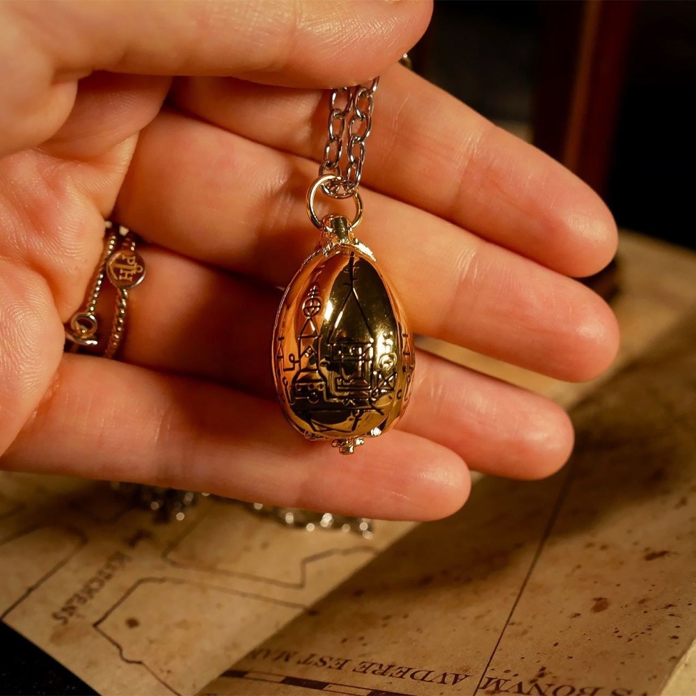 Harry Potter × Noble Collection 三巫鬥法大賽金蛋吊墜項鍊 哈利波特周邊-細節圖3