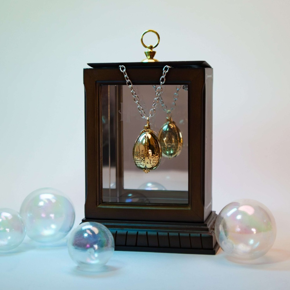 Harry Potter × Noble Collection 三巫鬥法大賽金蛋吊墜項鍊 哈利波特周邊-細節圖4