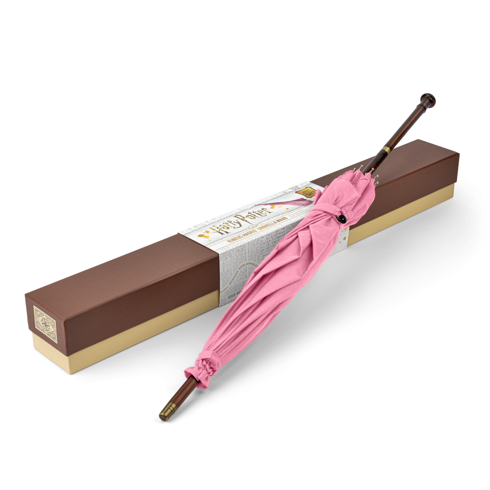 Harry Potter × Noble Collection 魯霸·海格的粉紅雨傘 哈利波特周邊 海格的魔杖-細節圖4